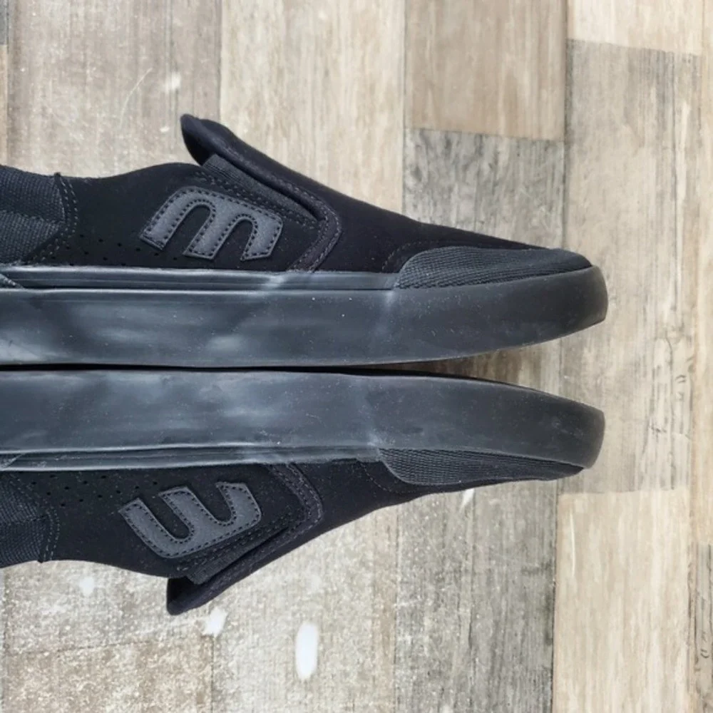 Etnies Marana XLT Mens Shoes Sz 8 Black Athletic Leather Skate‎ Slip On Sneakers